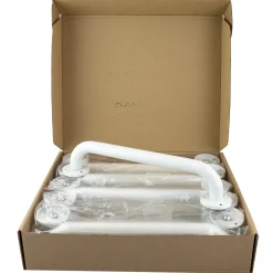 10 barres d'appui droites en inox blanc Godonnier Essentiels 35,7 cm