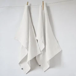 2 essuie-vaisselle 50 x 70 cm SOLINE Craie