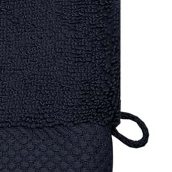3 gants de toilette Zéro Twist 560 g/m² Bleu Nuit 16x22 cm SENSOFT