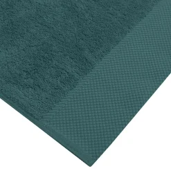 3 grandes serviettes invité Zéro Twist 560 g/m² Petrol 40x60 cm SENSOFT