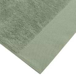 3 grandes serviettes invité Zéro Twist 560 g/m² Sauge 40x60 cm SENSOFT