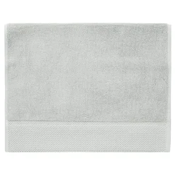 3 grandes serviettes invité Zéro Twist 560 g/m² Gris Perle 40x60 cm SENSOFT