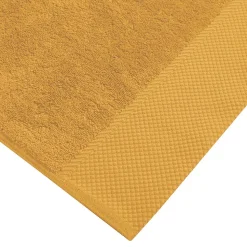 3 grandes serviettes invité Zéro Twist 560 g/m² Caramel 40x60 cm SENSOFT
