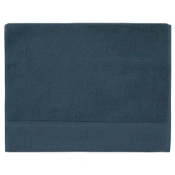 3 grandes serviettes invité Zéro Twist 560 g/m² Denim 40x60 cm SENSOFT