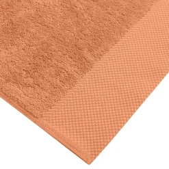 3 grandes serviettes invité Zéro Twist 560 g/m² Brique 40x60 cm SENSOFT
