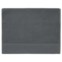 3 grandes serviettes invité Zéro Twist 560 g/m² Ardoise 40x60 cm SENSOFT