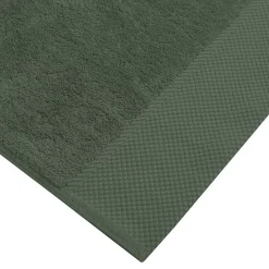 3 grandes serviettes invité Zéro Twist 560 g/m² Eucalyptus 40x60 cm SENSOFT