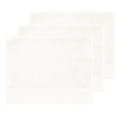 3 grandes serviettes invité Zéro Twist 560 g/m² Ecru 40x60 cm SENSOFT