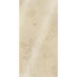 2 panneaux muraux de salle de bains l.100 x H.210 cm, effet pierre beige, Schulte DecoDesign