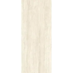 2 panneaux muraux de salle de bains l.100 x H.255 cm, effet pierre calcaire, Schulte DecoDesign
