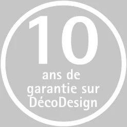 2 panneaux muraux de salle de bains l.100x255 cm, décor pierre gris clair Softtouch, Schulte DécoDesign