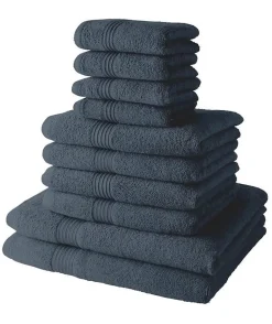 4 Serviettes de bain 30 x 50 + 4 Serviettes de bain 50 x 90 + 2 Draps de bain 70 x 130
