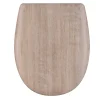 Abattant déclipsable - Effet bois naturel (46.5x36 cm - Beige)