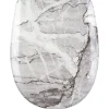 Abattant déclipsable au style marbré (38x49.5 cm - Gris clair)