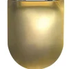 Abattant double déclipsable à l'allure précieuse (38x49.5 cm - Jaune soleil)
