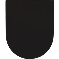 Abattant pour wc déclipsable flat noir