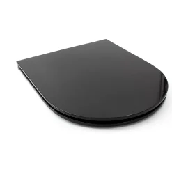 Abattant pour wc déclipsable flat noir