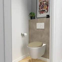 Abattant pour wc marina mouse taupe