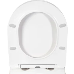 Abattant REA Uf Duroplast Flat White Carlo Carter White