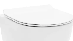 Abattant REA Uf Duroplast Flat White Carlo Carter White