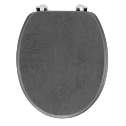 Abattant wc - Effet béton (46x37 cm - Gris)
