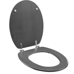 Abattant wc - Effet béton (46x37 cm - Gris)