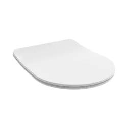 Abattant Wc À Fermeture Ralentie Et Déclipsage Rapide Blanc Forme D