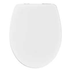Abattant WC avec frein de fermeture, blanc, GoodHome Morava
