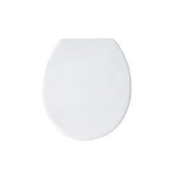 Abattant wc Blanc Charnières Inox MSV