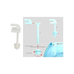 Abattant wc Blanc Charnières PS MSV