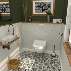 Abattant WC blanc brillant D-Shape Bemis