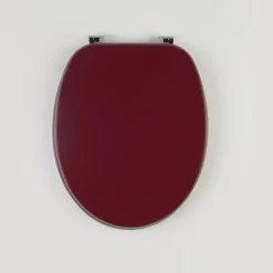 Abattant Wc Bordeaux Mat En Mdf Compatibilité Universelle