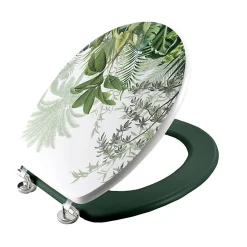 Abattant wc charnieres metal 18 pouces mdf imprime vagabonde Sans
