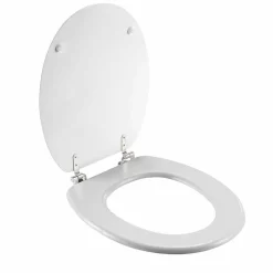 Abattant WC charnières métal imprimé MARBRE