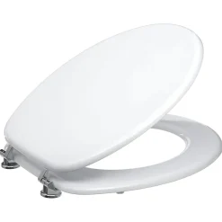 Abattant WC coloris blanc à fermeture standard, 5Five Colors