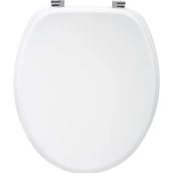 Abattant WC coloris blanc à fermeture standard, 5Five Colors