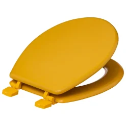 Abattant WC coloris jaune moutarde à fermeture standard, 5Five Colors