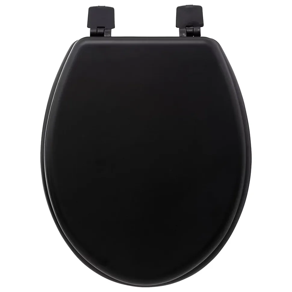 Abattant WC coloris noir à fermeture standard, 5Five Colors