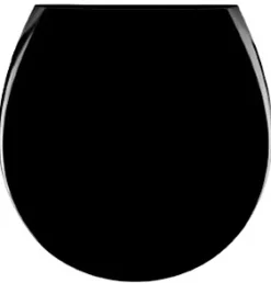 Abattant WC déclipsable avec frein de chute noir, MTK Versagrit