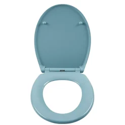 Abattant WC Diani avec frein de chute bleu GoodHome