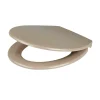 Abattant WC Diani avec frein de chute taupe GoodHome