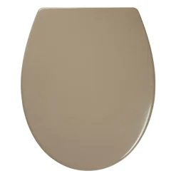 Abattant WC Diani avec frein de chute taupe GoodHome