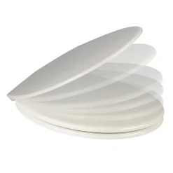 Abattant WC Diani avec frein de chute galet GoodHome