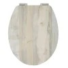 Abattant WC effet bois 45x36x4cm