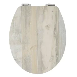 Abattant WC effet bois 45x36x4cm