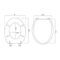 Abattant WC en bambou avec frein de chute, GoodHome Cervia