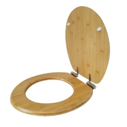 Abattant WC en bambou avec frein de chute, GoodHome Cervia