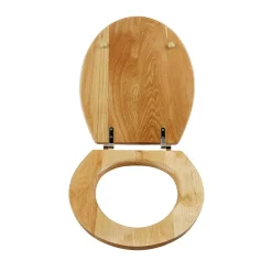Abattant WC en chêne avec fermeture standard, GoodHome Cervia