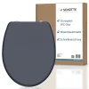 Abattant WC en duroplast ANTHRAZIT avec frein de chute Anthracite