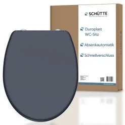 Abattant WC en duroplast ANTHRAZIT avec frein de chute Anthracite